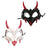 Halloween Skull Mask Creative Costume Mask for Night Club Festival Role Play White