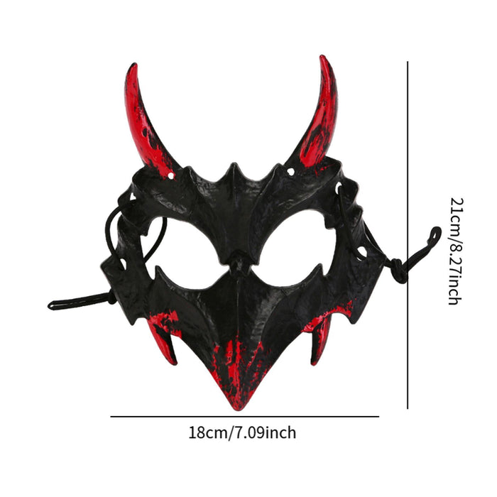 Halloween Skull Mask Creative Costume Mask for Night Club Festival Role Play Black