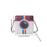 Women Camera Shaped Shoulder Bag with Adjustable Shoulder Strap for Holidays Silver