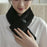 USB Heating Scarf Neck Warmer Heating Pad for Climbing Travel Outdoor Black