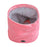 Heated Scarf Soft Warm Electric Heating Neck Wrap for Walking Travel Outdoor Pink