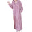 Wearable Blanket Sweatshirt Long Zipper Front Nightgown Thick Onesie Pajamas Women Purple XL