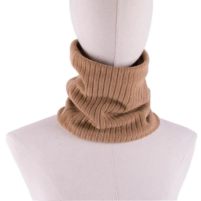 Winter Neck Warmer Gaiter Soft Neck Scarves for Running Cold Weather Cycling Khaki