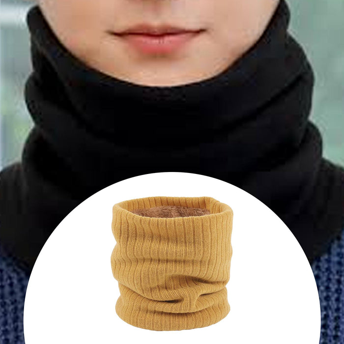 Winter Neck Warmer Gaiter Soft Neck Scarves for Running Cold Weather Cycling Khaki