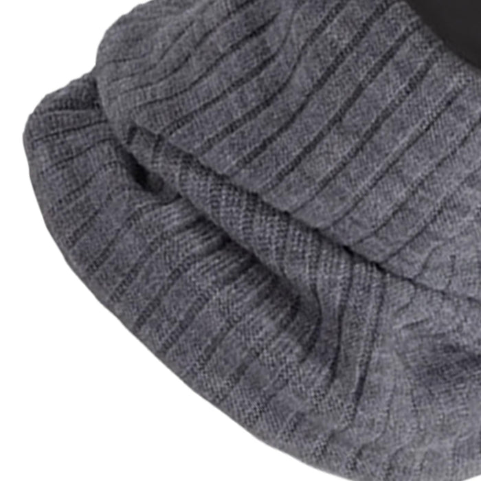 Winter Neck Warmer Gaiter Soft Neck Scarves for Running Cold Weather Cycling Dark Gray