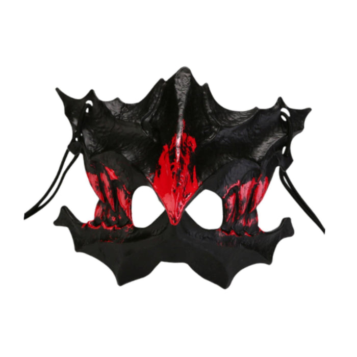 Halloween Mask Cosplay for Adults Horror Costume Mask for Game Prom Festival Black