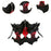 Halloween Mask Cosplay for Adults Horror Costume Mask for Game Prom Festival Black