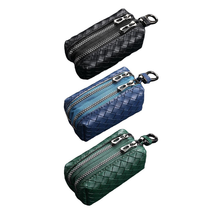 Small Purse Wallet Car Key Fob Case Versatile for Birthday Gift Street Trips Black