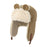 Women Trapper Hat Fashion Lightweight Plush Hat for Outdoor Biking Festivals Khaki