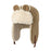 Women Trapper Hat Fashion Lightweight Plush Hat for Outdoor Biking Festivals Khaki