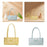 Shoulder Bag for Women Chic Tote Top Handle Bag with Zipper Closure Hobo Bag Yellow