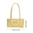 Shoulder Bag for Women Chic Tote Top Handle Bag with Zipper Closure Hobo Bag Yellow