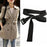 Women Trench Coat Belt Decor Overcoat Waist Belt for Jacket Dating Outerwear Blue