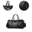 Travel Duffel Adults Yoga Bag Overnight Bag for Gym Training Outdoor Camping black