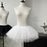 Womens Tulle Petticoat Hoopless Petticoat for Ballet Dance Bridal Dress Gown 50cm to 100cm White