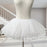 Womens Tulle Petticoat Hoopless Petticoat for Ballet Dance Bridal Dress Gown 50cm to 100cm White