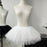 Womens Tulle Petticoat Hoopless Petticoat for Ballet Dance Bridal Dress Gown 50cm to 100cm White