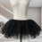 Womens Tulle Petticoat Hoopless Petticoat for Ballet Dance Bridal Dress Gown 50cm to 100cm Black