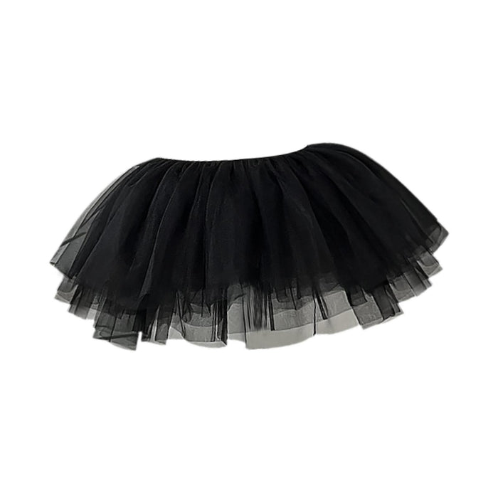 Womens Tulle Petticoat Hoopless Petticoat for Ballet Dance Bridal Dress Gown 50cm to 100cm Black