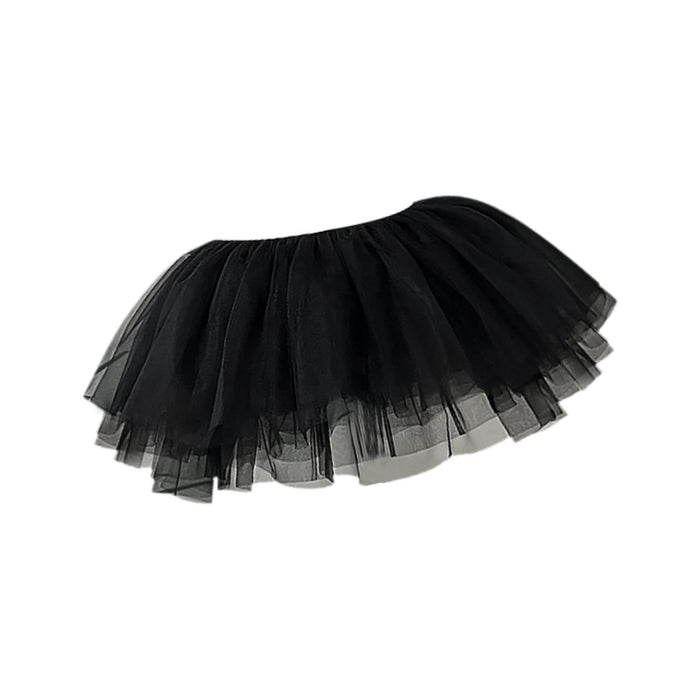 Womens Tulle Petticoat Hoopless Petticoat for Ballet Dance Bridal Dress Gown 50cm to 100cm Black