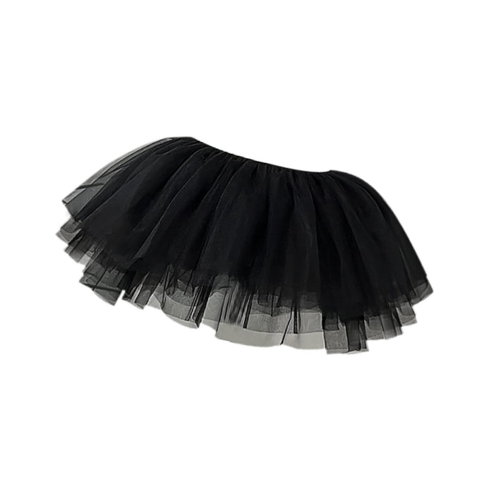 Womens Tulle Petticoat Hoopless Petticoat for Ballet Dance Bridal Dress Gown 50cm to 100cm Black