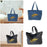 Women Tote Bag Trendy Portable Shoulder Bag for Beach Holidays Birthday Gift Blue