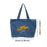 Women Tote Bag Trendy Portable Shoulder Bag for Beach Holidays Birthday Gift Blue