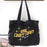 Women Tote Bag Trendy Portable Shoulder Bag for Beach Holidays Birthday Gift Black