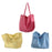 Canvas Tote Bag for Women Large Pouch Shopping Bag for Work Outdoor Shopping Yellow