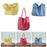 Canvas Tote Bag for Women Large Pouch Shopping Bag for Work Outdoor Shopping Yellow