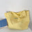 Canvas Tote Bag for Women Large Pouch Shopping Bag for Work Outdoor Shopping Yellow