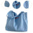 Canvas Tote Bag for Women Large Pouch Shopping Bag for Work Outdoor Shopping Blue