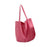 Canvas Tote Bag for Women Large Pouch Shopping Bag for Work Outdoor Shopping Pink