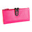 Womens Wallet Ladies Billfold Trendy Long Clutch for Commuting Dating Travel Rose