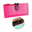 Womens Wallet Ladies Billfold Trendy Long Clutch for Commuting Dating Travel Rose