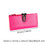 Womens Wallet Ladies Billfold Trendy Long Clutch for Commuting Dating Travel Rose