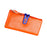 Womens Wallet Ladies Billfold Trendy Long Clutch for Commuting Dating Travel Orange