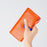 Womens Wallet Ladies Billfold Trendy Long Clutch for Commuting Dating Travel Orange