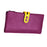 Womens Wallet Ladies Billfold Trendy Long Clutch for Commuting Dating Travel Purple