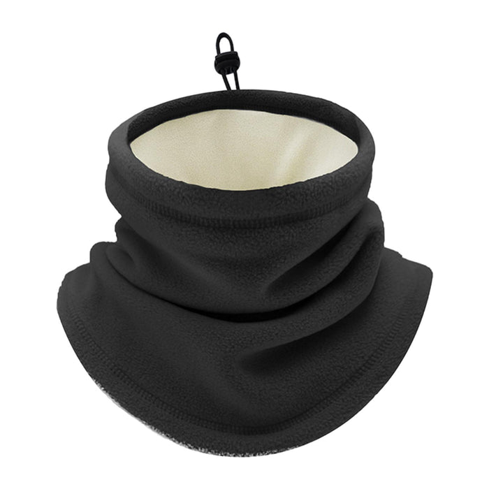 Winter Neck Warmer Gaiter Soft Gifts for Running Snowboarding Outdoor Sports Black