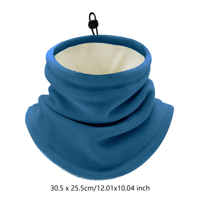 Winter Neck Warmer Gaiter Soft Gifts for Running Snowboarding Outdoor Sports Blue