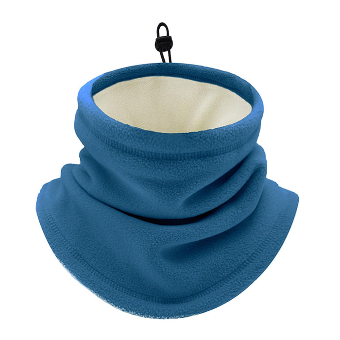 Winter Neck Warmer Gaiter Soft Gifts for Running Snowboarding Outdoor Sports Blue