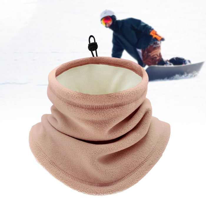 Winter Neck Warmer Gaiter Soft Gifts for Running Snowboarding Outdoor Sports Pink