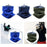 Winter Fleece Neck Gaiter Windproof Scarf Wrap for Running Motorcycle Hiking Blue