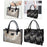 Women Shoulder Bag Satchel Lightweight Tote Bag for Vacation Travel Birthday Beige