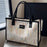 Women Shoulder Bag Satchel Lightweight Tote Bag for Vacation Travel Birthday Beige