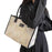 Women Shoulder Bag Satchel Lightweight Tote Bag for Vacation Travel Birthday Beige