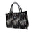 Women Shoulder Bag Satchel Lightweight Tote Bag for Vacation Travel Birthday Black