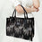 Women Shoulder Bag Satchel Lightweight Tote Bag for Vacation Travel Birthday Black