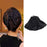 Women Hair Claw Clip Headdress Hairpin Non Slip Barrette for Long Thick Hair Black Beads 11x2x7cm